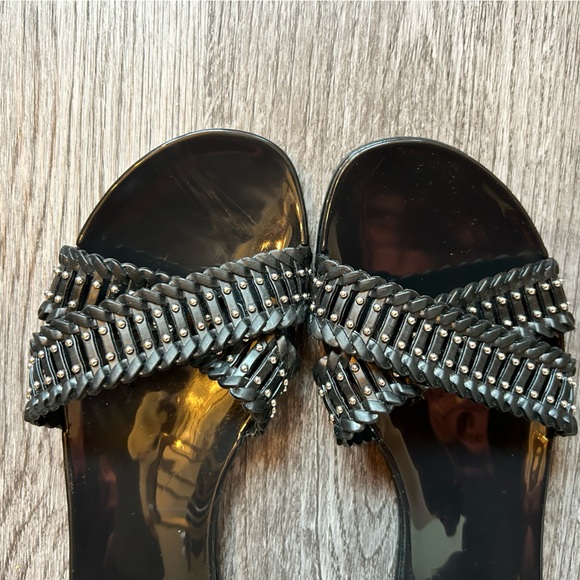 Vince Camuto Black Rubber Sandals | 7 - Picture 3 of 9